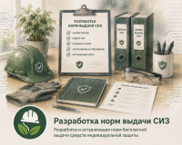 Разработка норм выдачи средств индивидуальной защиты