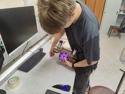 Команда школьников и студентов колледжей в «Лиге Инженеров»